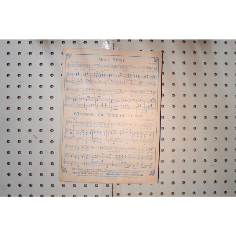 1922 - Underneath the mellow moon - Sheet Music