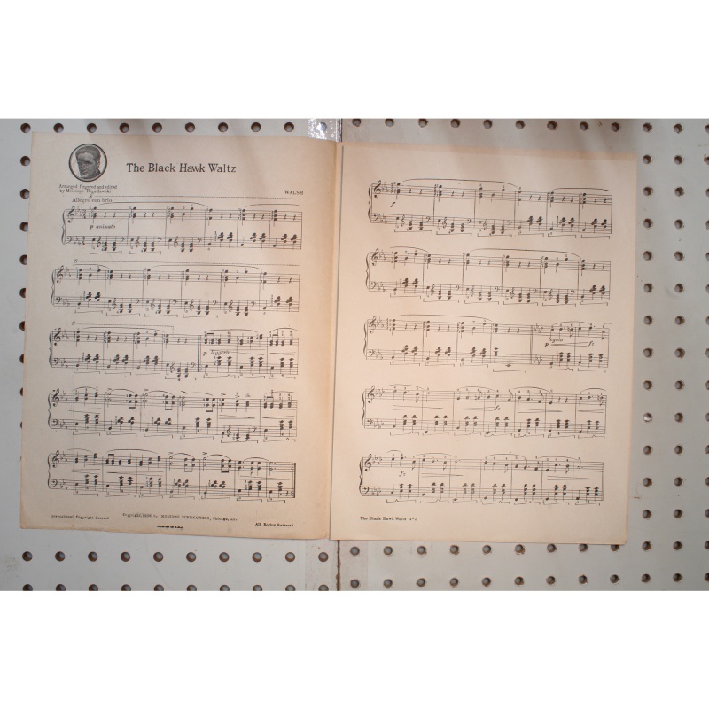 1936 - Black Hawk waltz - Sheet Music