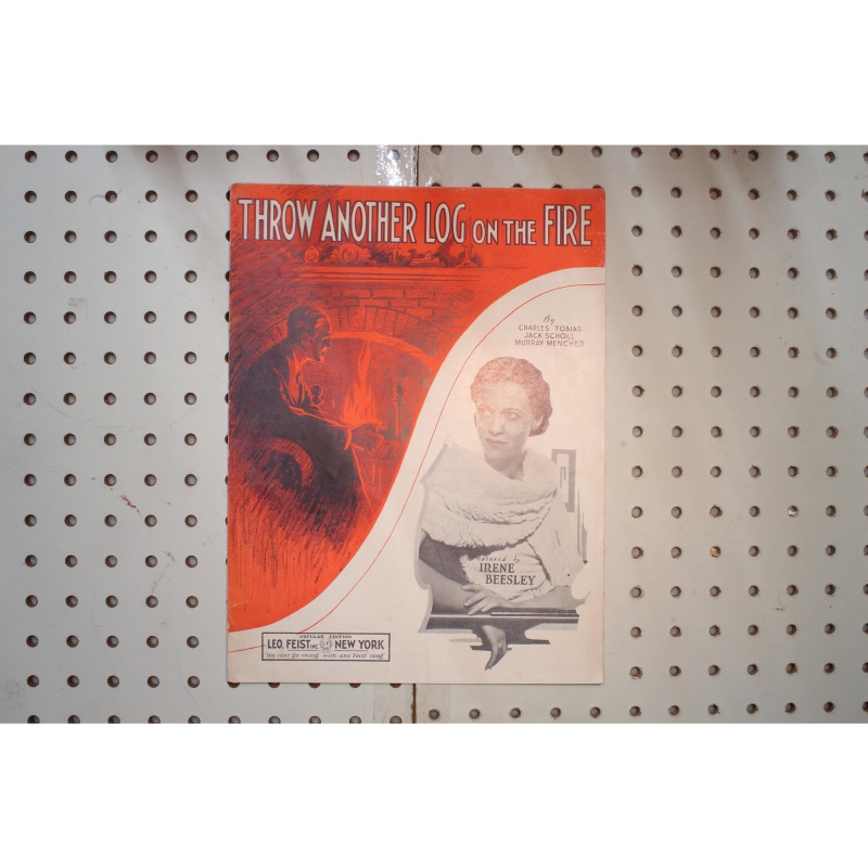 1933 - Throw another log on the fire - Sheet Music