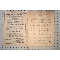 1933 - Throw another log on the fire - Sheet Music