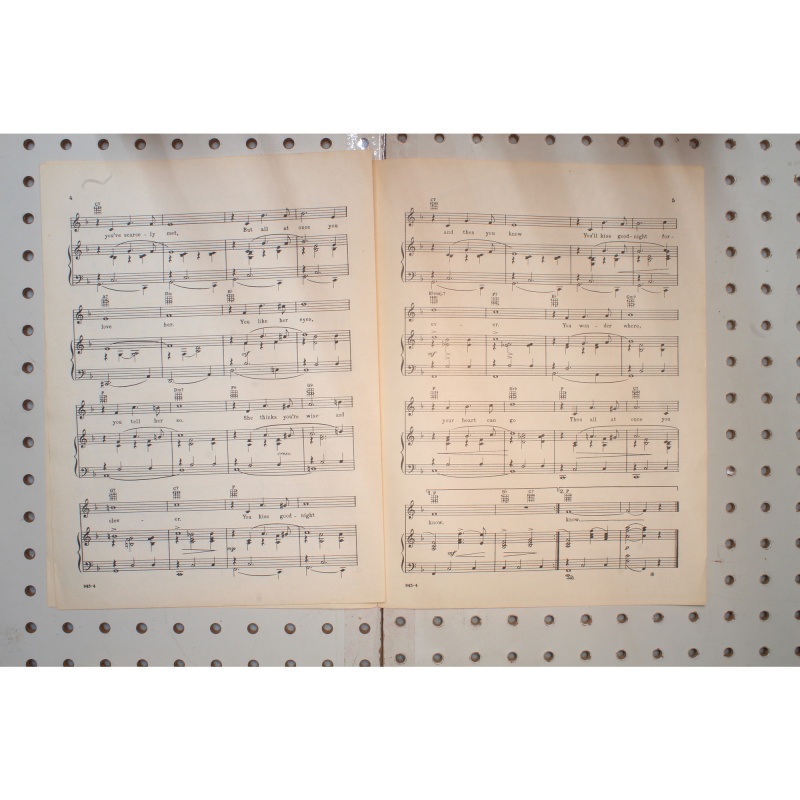 1955 - Pipe dream all at once you love her - Sheet Music