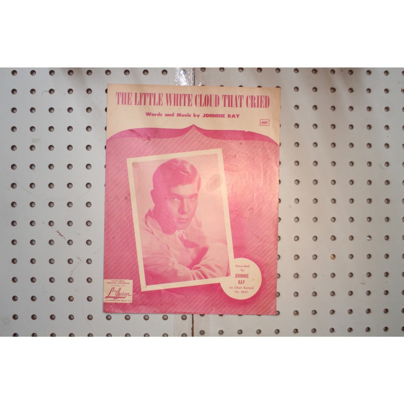 1951 - The little white cloud that cried Johnny Ray - Sheet Music