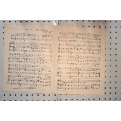 1951 - The little white cloud that cried Johnny Ray - Sheet Music