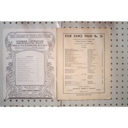 1924 - Star Dance folio no. 25 Fox trots blues waltzes - Sheet Music