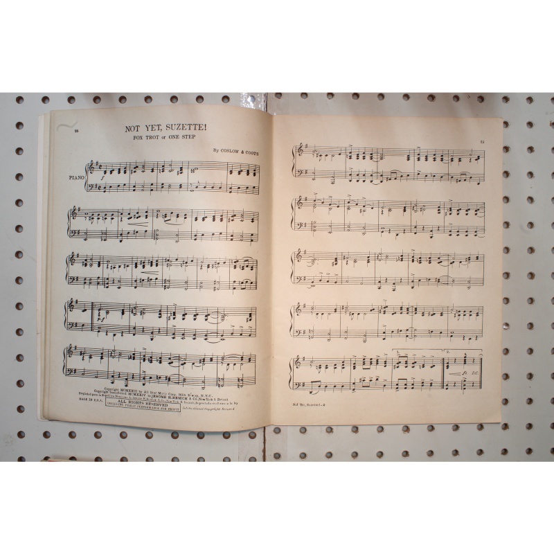 1924 - Star Dance folio no. 25 Fox trots blues waltzes - Sheet Music