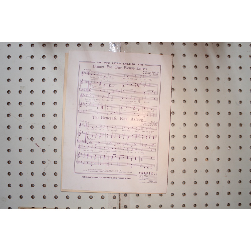 1935 - A beautiful lady in blue - Sheet Music