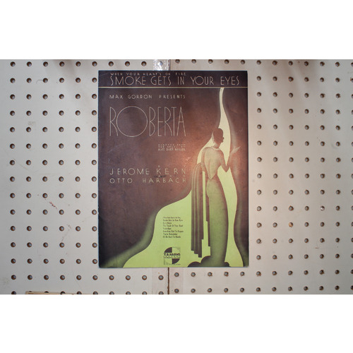 1933 - Smoke gets in your eyes Roberta - Sheet Music