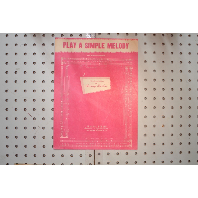 1914 - Play simple melody Irving Berlin - Sheet Music