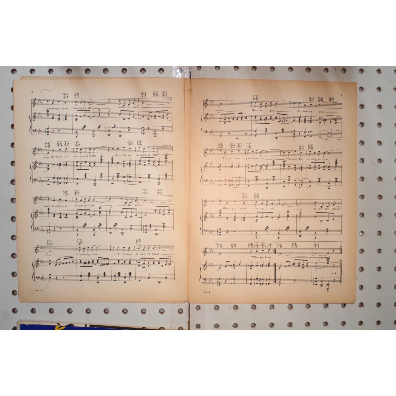 1927 - Under the moon - Sheet Music