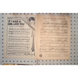 1930 - Down the river of Golden dreams - Sheet Music