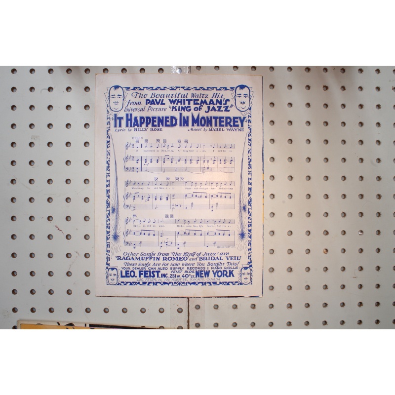 1930 - Down the river of Golden dreams - Sheet Music