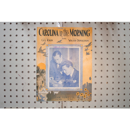 1922 - Carolina in the morning - Sheet Music