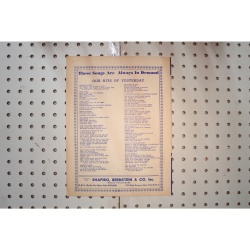 1967 - A tree in the meadow - Sheet Music