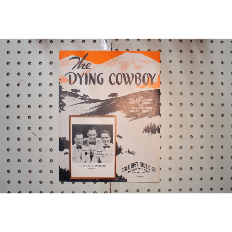 1935 - The dying cowboy - Sheet Music
