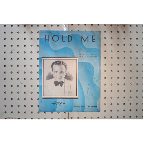 1933 - Hold me - Sheet Music