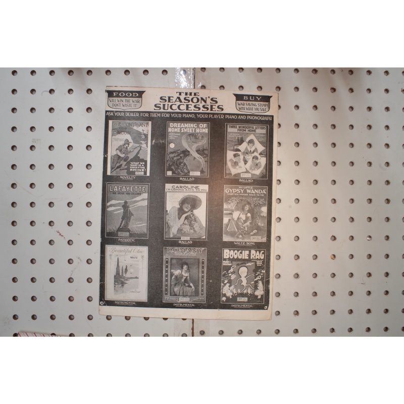 1918 - Dont cry little girl dont cry - Sheet Music