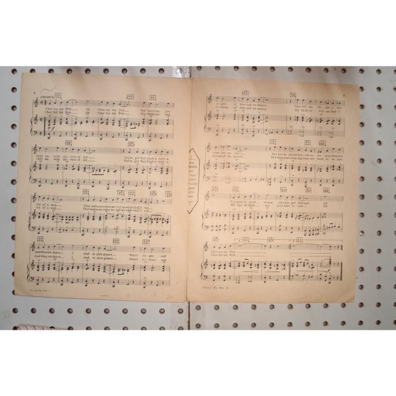 1924 - Charley my boy - Sheet Music