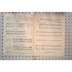 1942 - The Marines ymn - Sheet Music