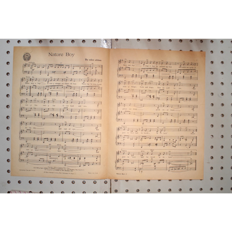 1948 - Nature boy - Sheet Music