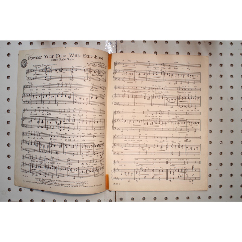 1948 - powder your face was sunshine - Sheet Music