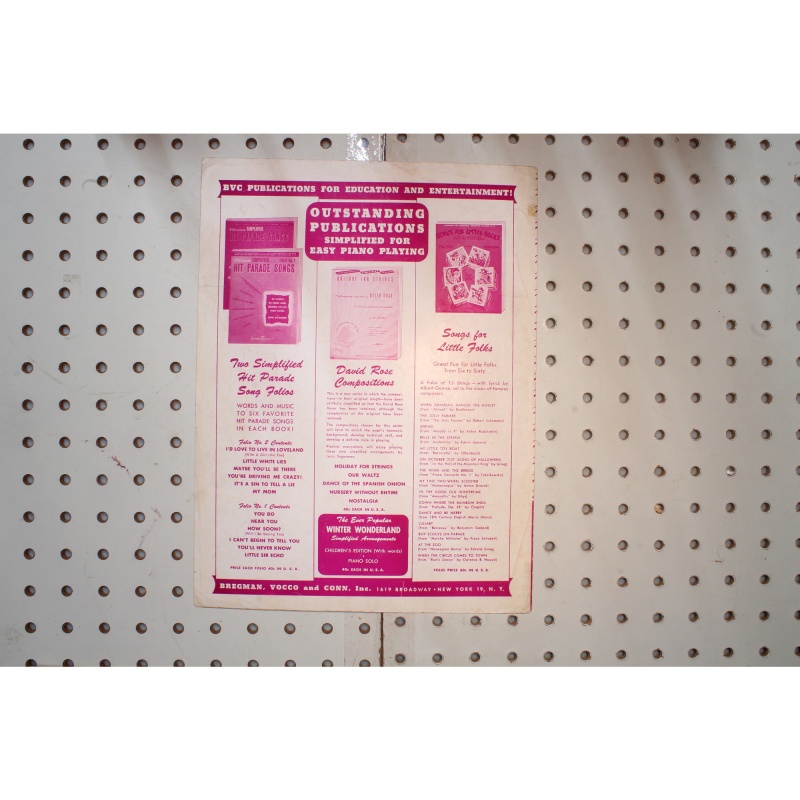 1948 - powder your face was sunshine - Sheet Music