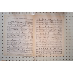 1944 - Good night wherever you are Joan Brooks - Sheet Music