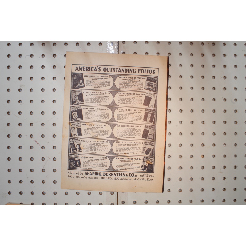 1944 - Good night wherever you are Joan Brooks - Sheet Music