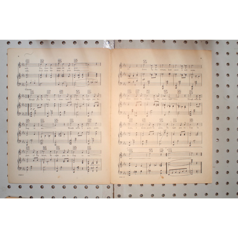 1926 - Tonight you belong to me - Sheet Music