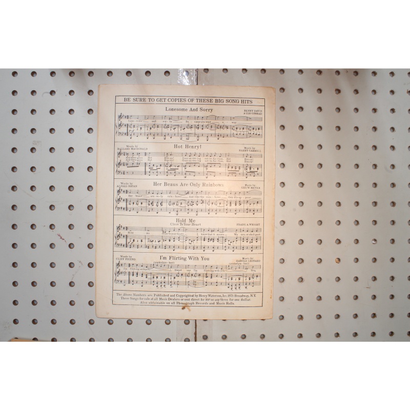 1926 - Tonight you belong to me - Sheet Music