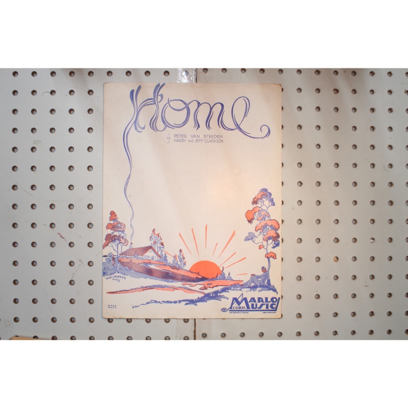 1931 - Home Marlo music - Sheet Music