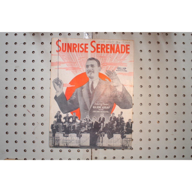 1938 - Sunrise Serenade Glen Gray - Sheet Music