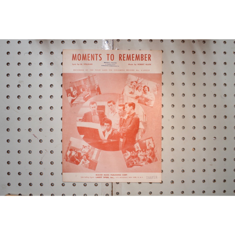 1955 - Moments to remember - Sheet Music