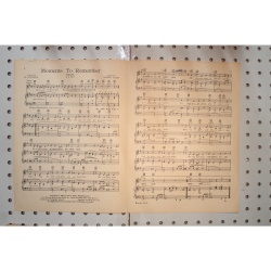1955 - Moments to remember - Sheet Music