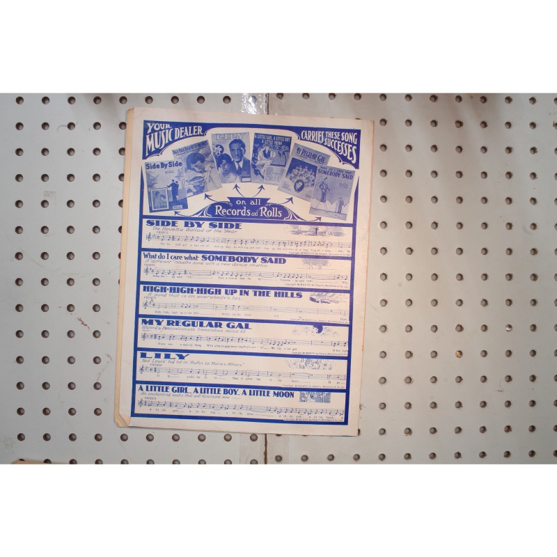 1927 - Just another day wasted away - Sheet Music