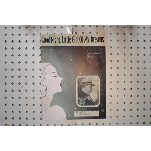 1933 - Good night little girl of my dreams - Sheet Music