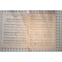 1928 - Theres a rainbow around my shoulder - Sheet Music
