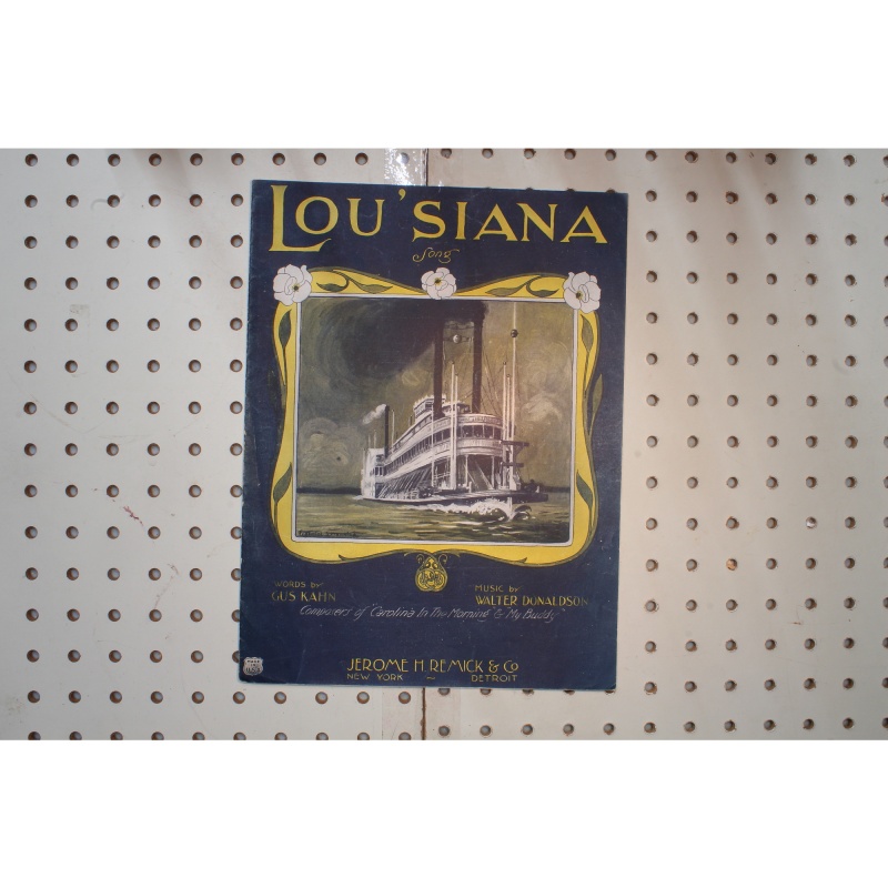 1923 - Lousiana song - Sheet Music