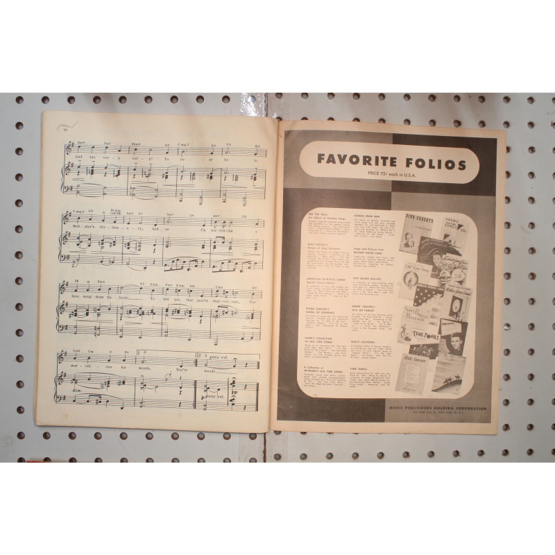 1915 - Harms hits through the years - Sheet Music