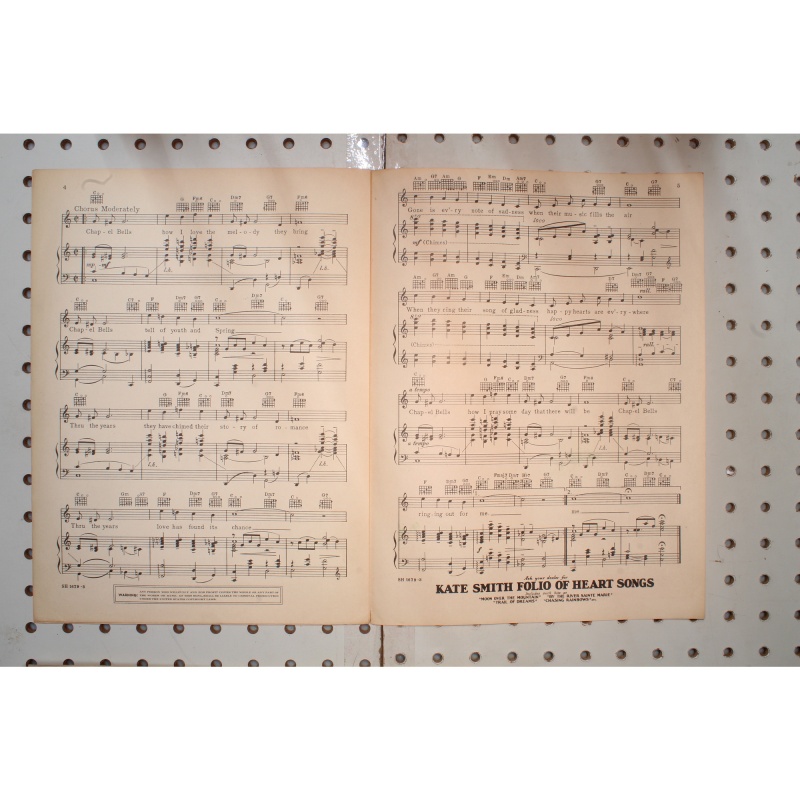 1938 - Chapel bells Deanna Durbin - Sheet Music