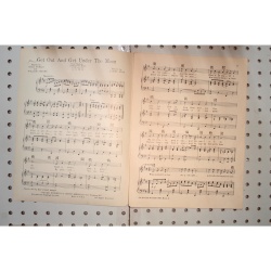 1928 - Get out and get under the moon - Sheet Music