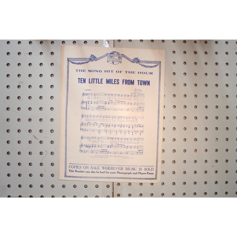 1928 - Get out and get under the moon - Sheet Music