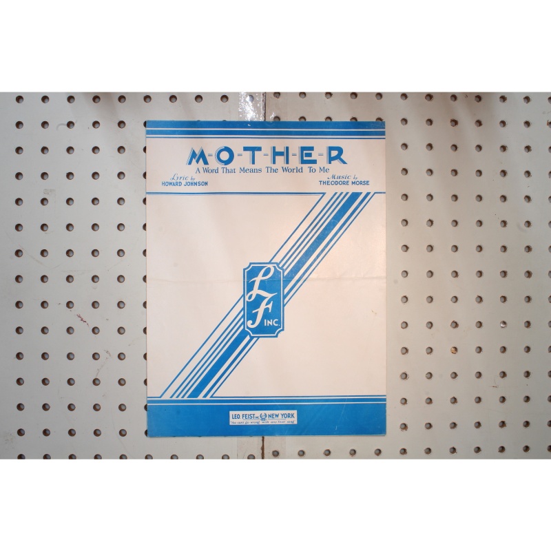 1915 - Mother Howard Johnson - Sheet Music