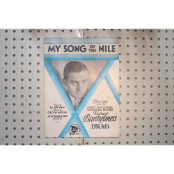 1929 - My song of the Nile - Sheet Music