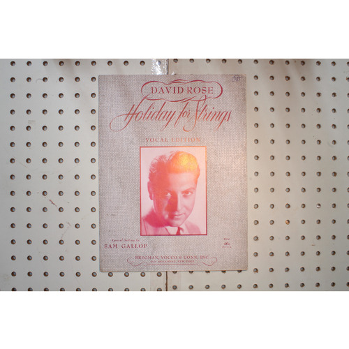 1943 - David Rose holiday for strings - Sheet Music