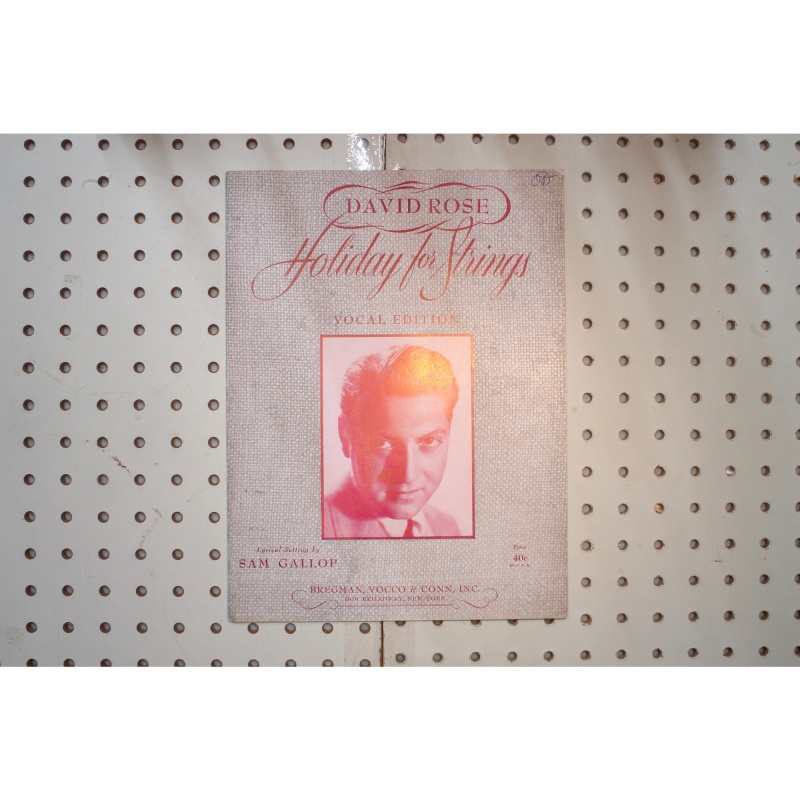 1943 - David Rose holiday for strings - Sheet Music