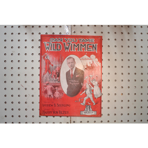 1918 - Can you tame wild wimmen - Sheet Music