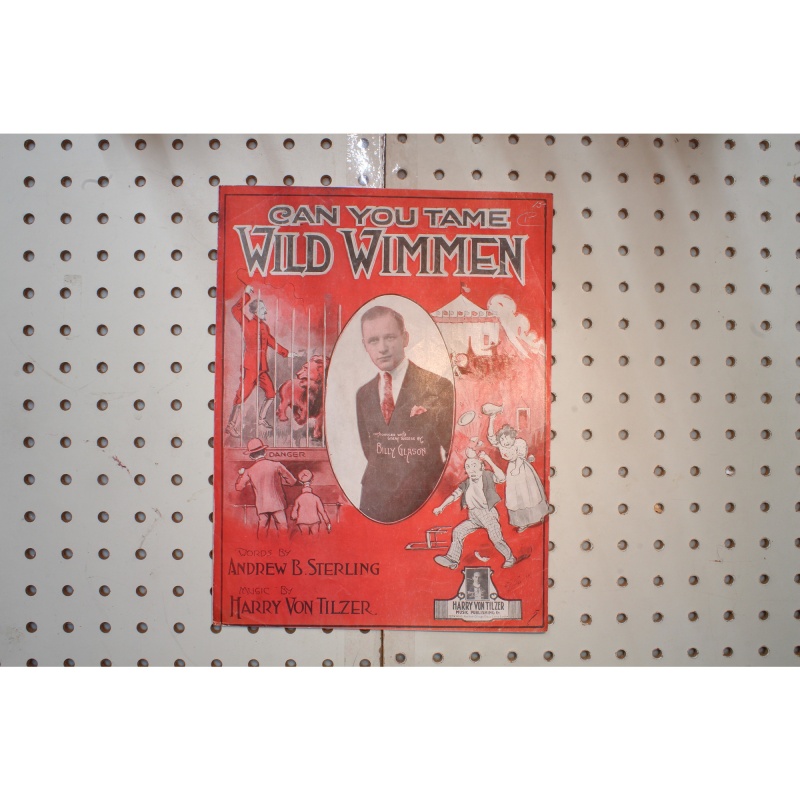 1918 - Can you tame wild wimmen - Sheet Music