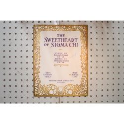 1912 - Sweetheart of Sigma Chi - Sheet Music