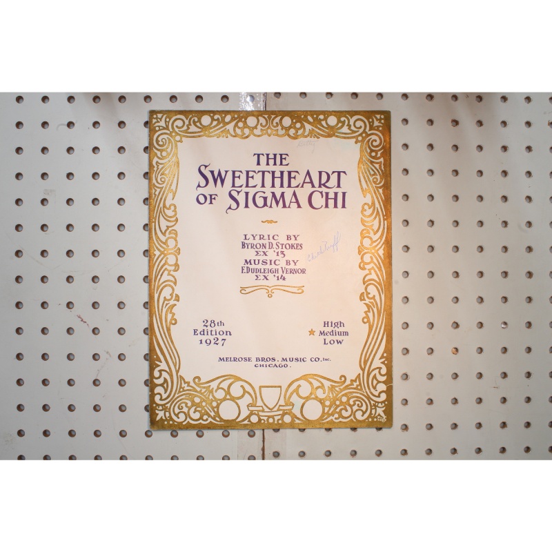 1912 - Sweetheart of Sigma Chi - Sheet Music