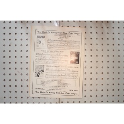 1928 - Im sorry Sally - Sheet Music